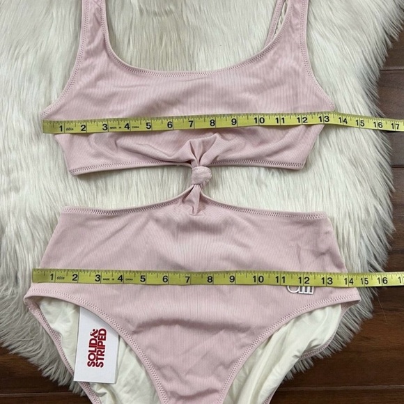 Solid & Striped Size Large Pink Bathing Suit - Picture 5 of 12